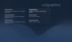 wtfgraphics! projects page